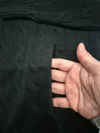Maglione Polo Ralph Lauren Cardigan Nero XXL