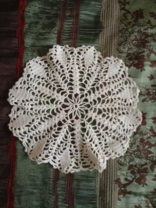 Centrotavola Uncinetto Set 5 Vintage