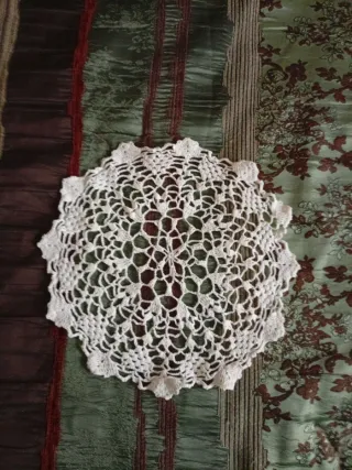 Centrotavola Uncinetto Set 5 Vintage