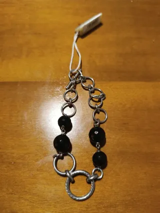 Pulsera Morellato Acero con Piedras Negras