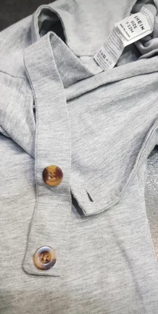 Salopette Shein 9/12 mesi grigio