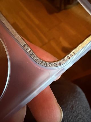 Funda iPhone 17 Pro Plata Focus Pixels