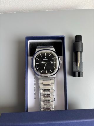 Reloj Poedagar Acero Inoxidable Esfera Negra