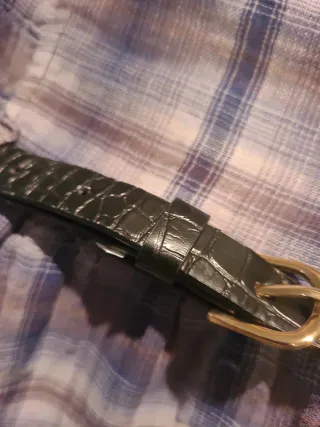 Falda cuadros Stradivarius cinturón Talla S