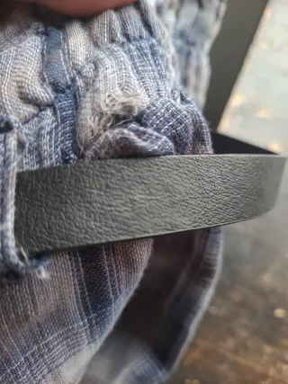 Falda cuadros Stradivarius cinturón Talla S