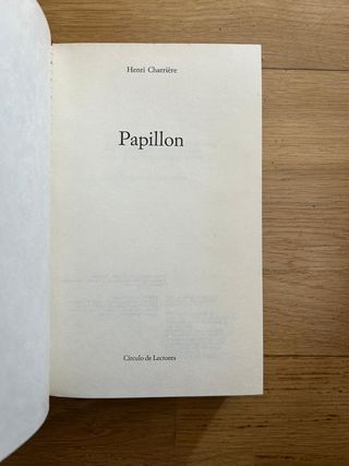 Papillon - Henri Charriere