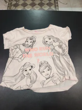 Camiseta Princesas Disney Talla 4