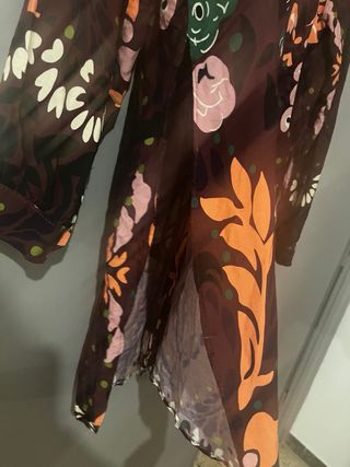 Vestido camisero estampado floral