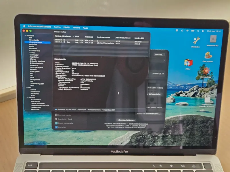 MacBook Pro M1  16gb 512gb afbeelding 5