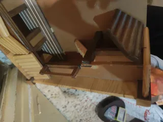 Fuerte Oeste Madera Maciza Antiguo