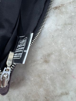 Pochette unisex vera pelle marrone