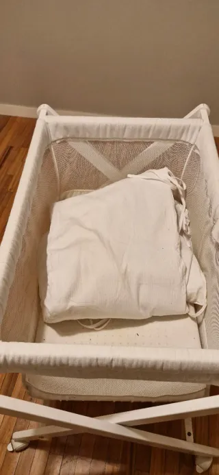 Moisés para bebé blanco