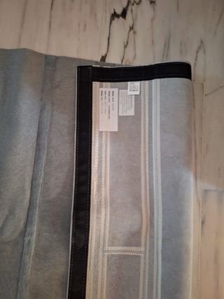 Alfombra Pelo Natural 100% Gris claro