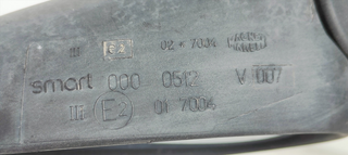 Specchietto retrovisore destro Smart Coupe 0.6 Turbo CAT 0000512V0070000