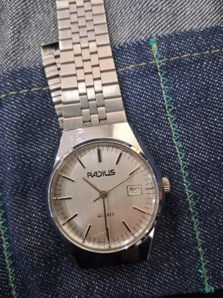 Orologio Radius Quarzo Argento Bianco