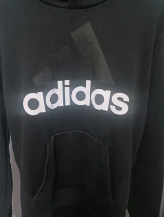 Sudadera Adidas Negra con Logo