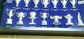 Vitrina Sala de trofeos. Real Madrid.