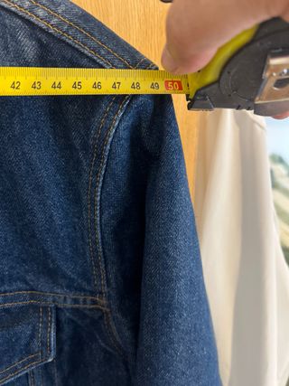 Cazadora Levi's de borrego azul Made in usa