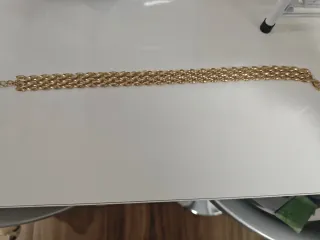 Collar Ana Moya Baño Oro Acero