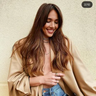 Collar Ana Moya Baño Oro Acero