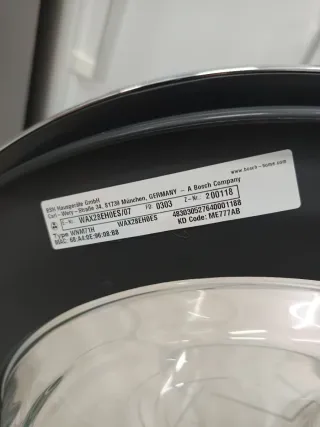 Lavadora Bosch 10kg HomeProfessional