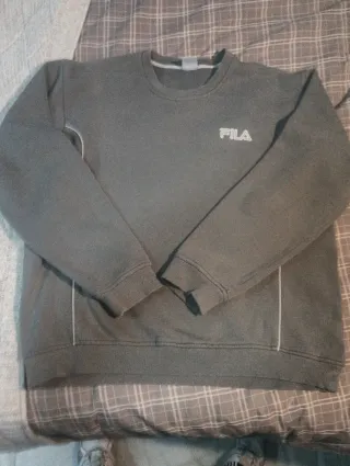 Sudadera Fila Gris Vintage