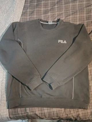 Sudadera Fila Gris Vintage