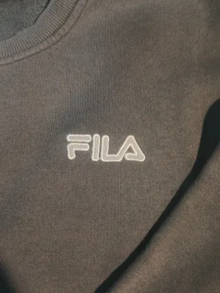 Sudadera Fila Gris Vintage