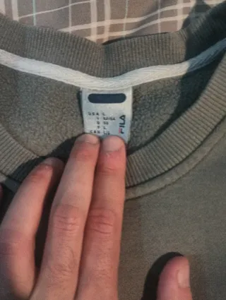 Sudadera Fila Gris Vintage