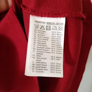 T-shirt Rossa Uomo Taglia L