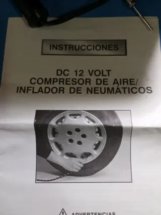 Compresor Aire Inflador Neumáticos DC 12V