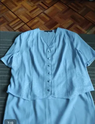 Traje chaqueta azul T.56-58