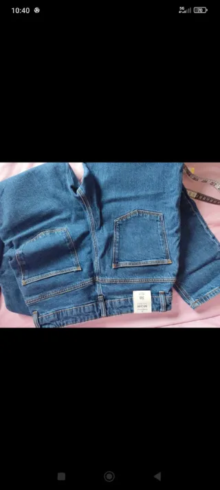 Jeans Mom Tiro Alto Nuevos