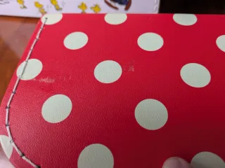 Maletín infantil lunares rojo