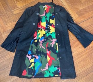 Gabardina Teria Yabar Negra