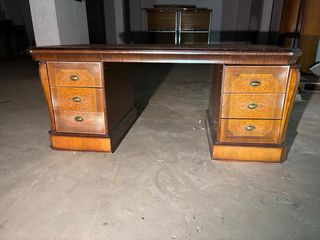 Escritorio inglés madera maciza clásico