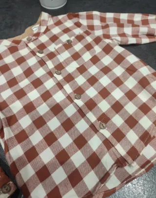 Camicia Zara 9/12 mesi a quadri