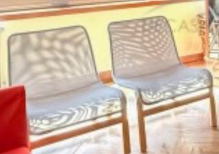 2 sillas Ikea madera y tela en muy buen estado