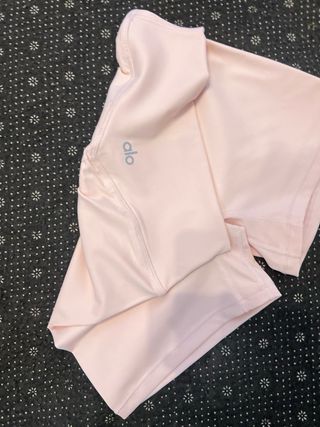 Alo Leggings Cortos Rosas