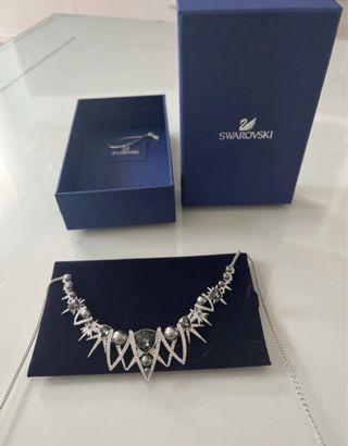 Collar Swarovski Grande Gris