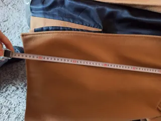 Abrigo paño camel Zara Talla S