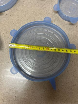 Tapas de silicona reutilizables (set 6)