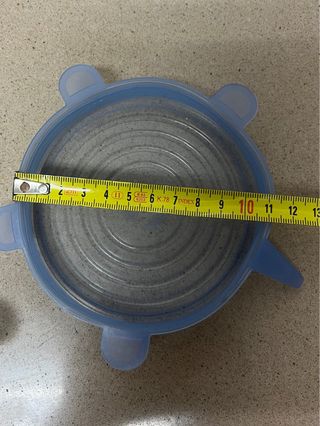 Tapas de silicona reutilizables (set 6)