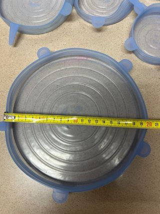 Tapas de silicona reutilizables (set 6)