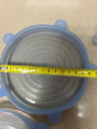 Tapas de silicona reutilizables (set 6)