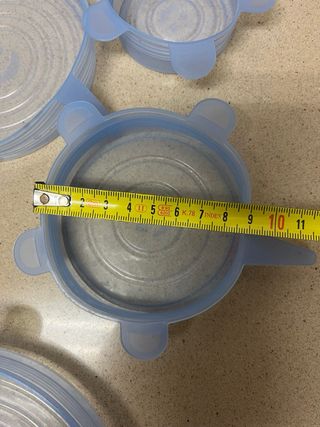 Tapas de silicona reutilizables (set 6)