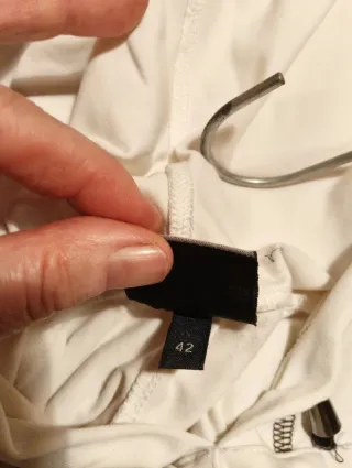 Vestito Trussardi bianco lungo gilet