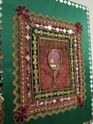 2 Quadri Seta e Termeh 45x60