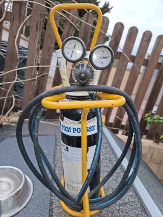 Kit Botella Nitrógeno y Carrito