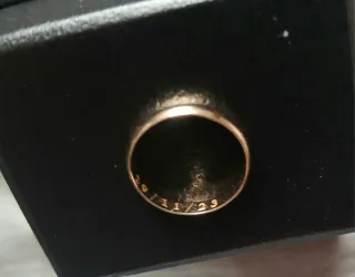 Alianza Dabra Oro 18k Bañada
